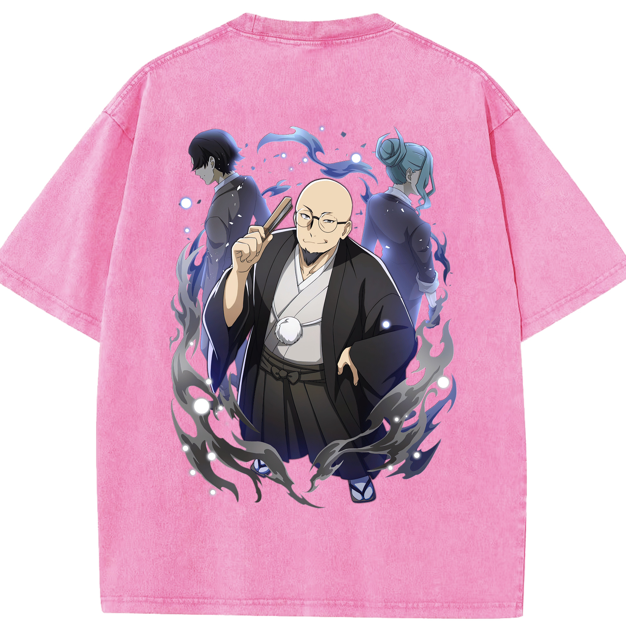 （画像用） 文豪ストレイドッグス Bungo Stray Dogs 綿100% ヴィンテージ風 半袖Tシャツ（背面プリント）